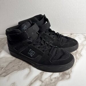 DC Black High-Top Skate Shoes